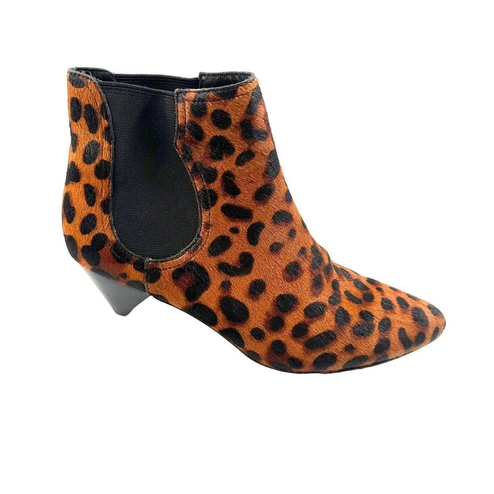 JOIE JOIE BARLEENA CALF HAIR ANIMAL PRINT BOOTIES SZ 6.5 US - Picture 7 of 11